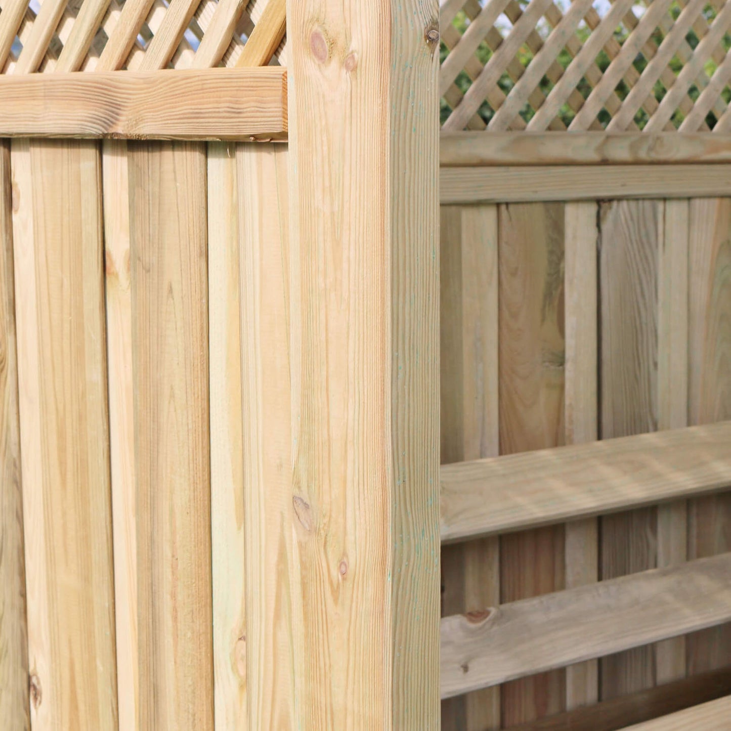 Madrid Garden Arbour with Storage Box and Trellis