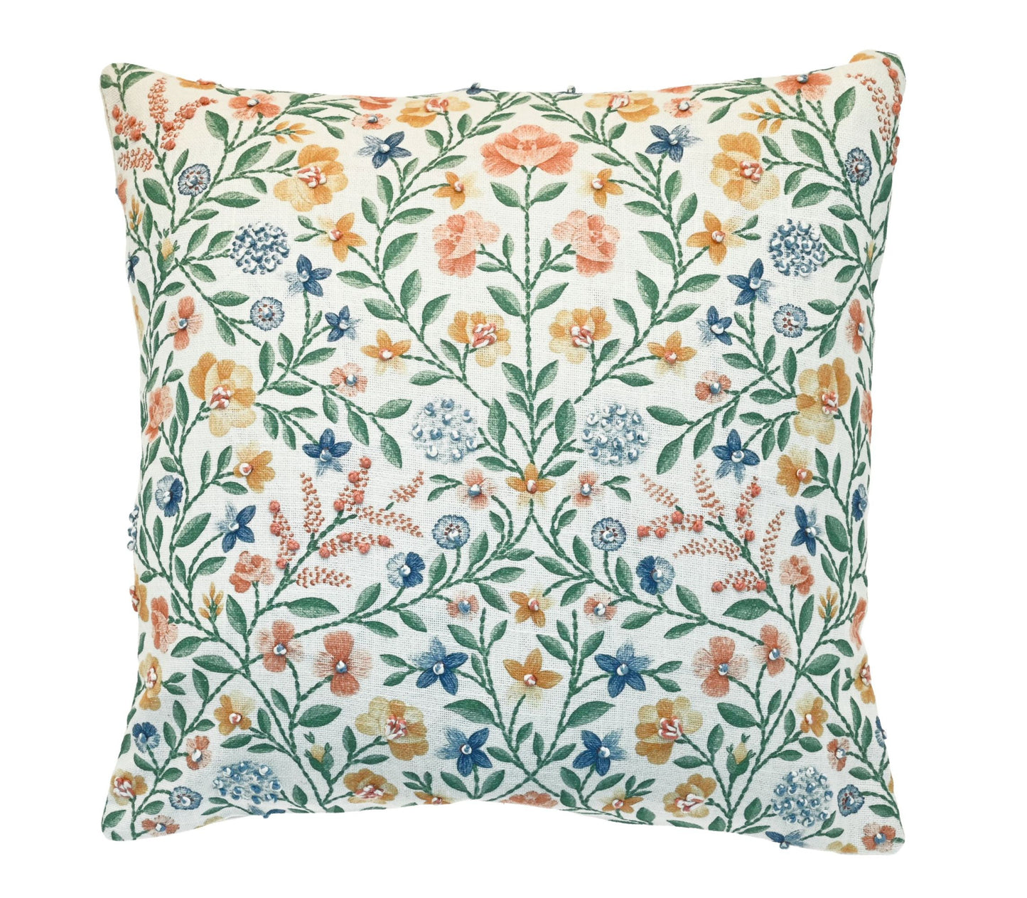Coquelicot Modern Country Cushion