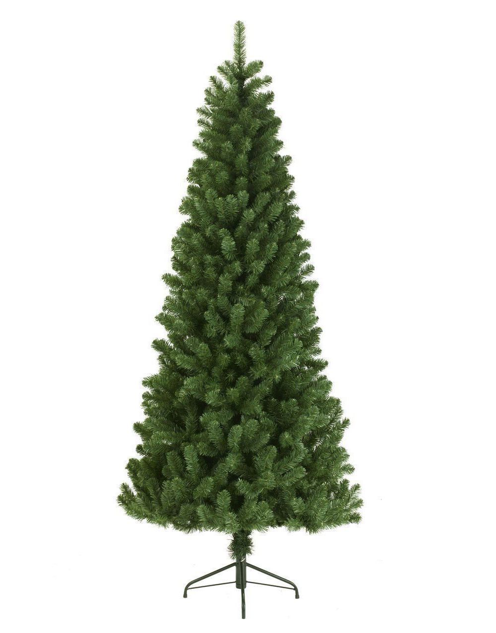 Slim Newfoundland Pine Artificial Christmas Tree - 150cm / 5ft height