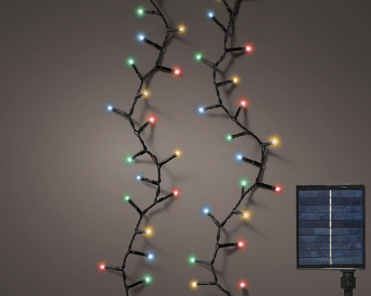 Christmas Solar Outdoor Multicolor Christmas Lights (750 LED / 16m) – Eco-Friendly Festive Illumination