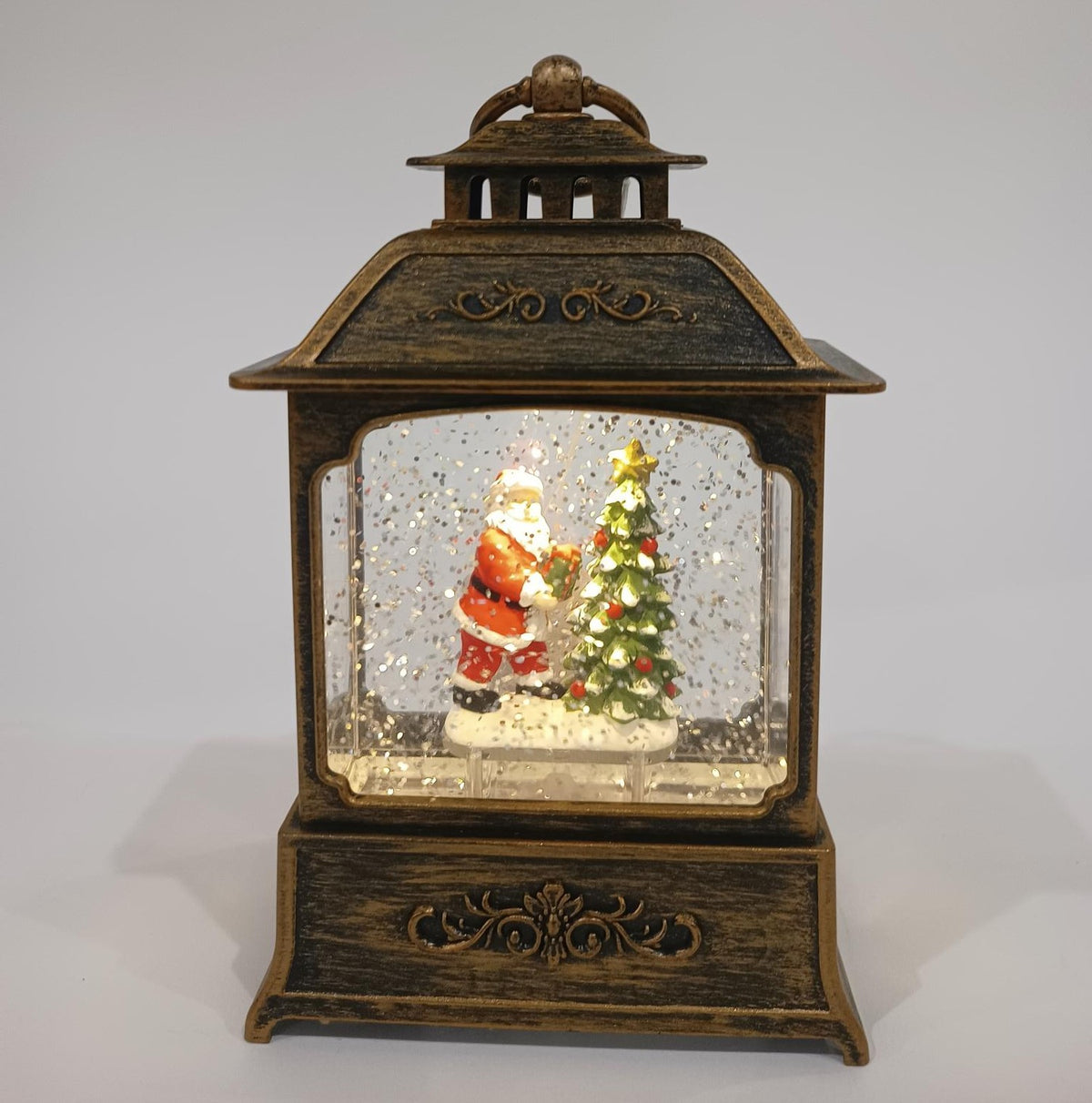 LED Water Lantern – Santa & Christmas Tree