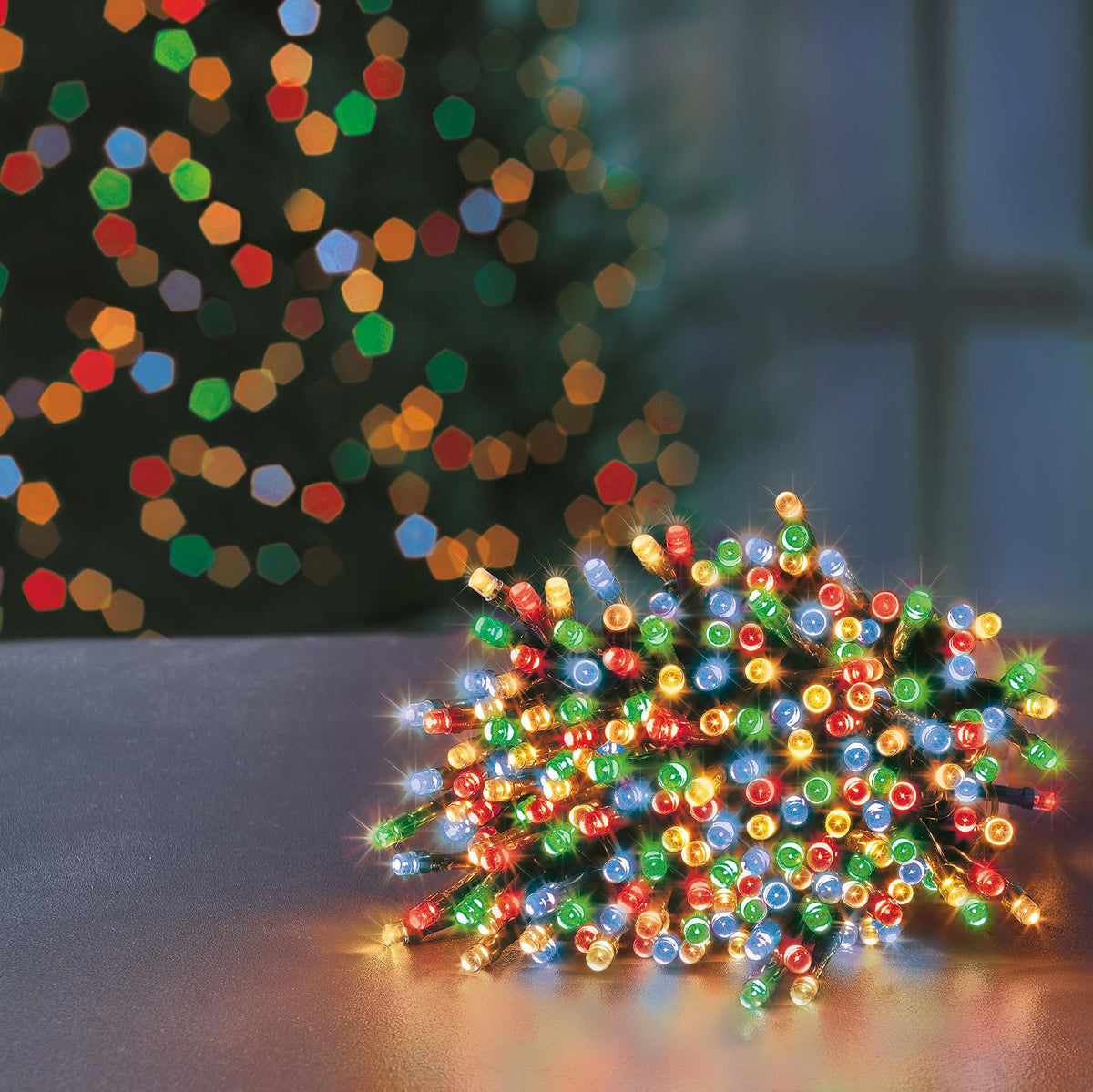 1000 Multi-Action Battery-Operated Multicoloured LED Lights with Timer