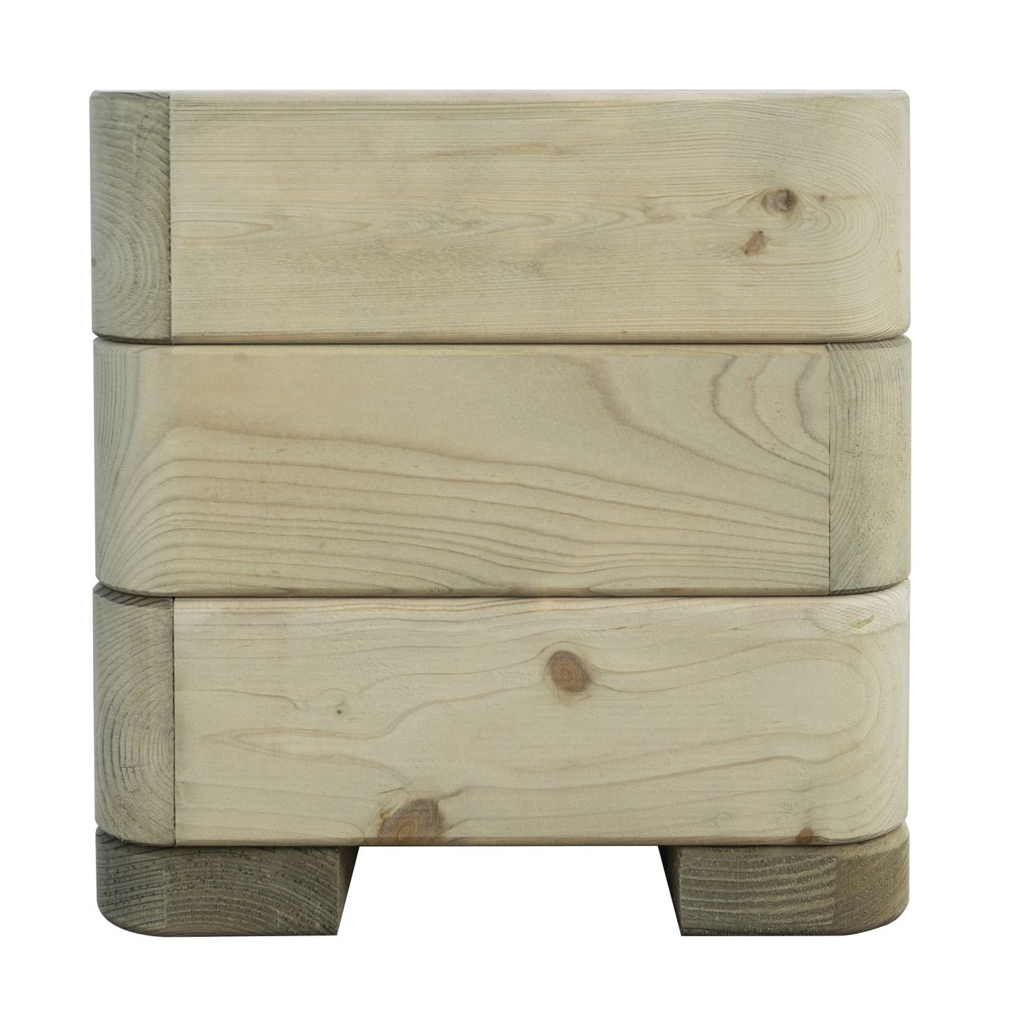 Large Contemporary Wooden Garden Planter for Vegetables & Flowers