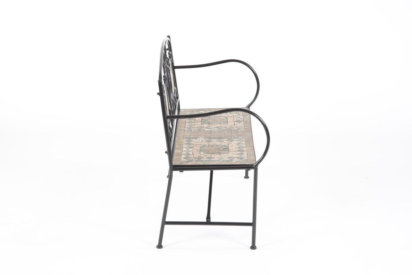 Turin 2 Seater Mosaic Garden Bench