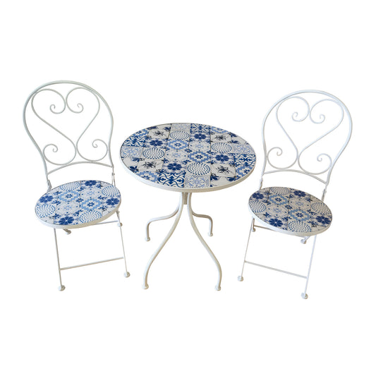 Thira 2 Seater Mosaic Bistro Set