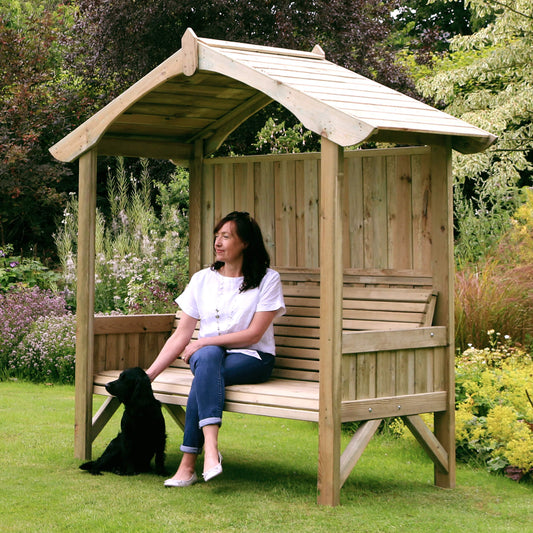 Jaen Garden Arbour Seat Shelter