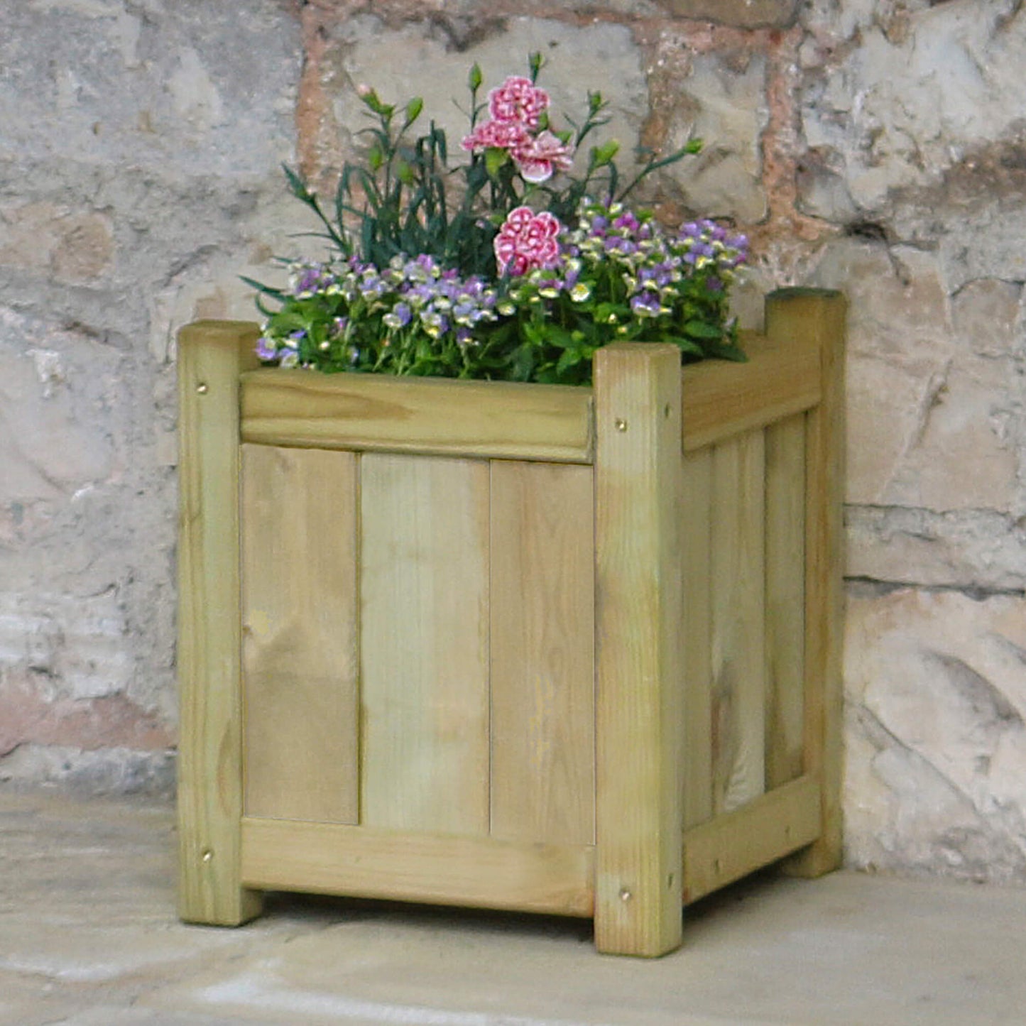 Valladolid Set of 3 Wooden Garden Planters