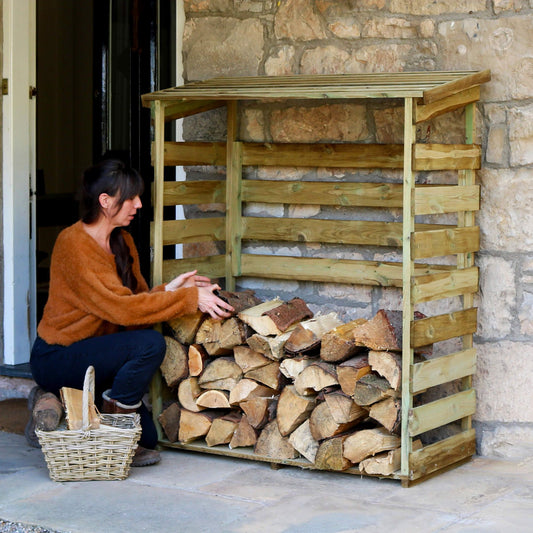Wooden Log Store
