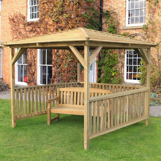 Benidorm 2.8mx2.8m Wooden Garden Pavilion