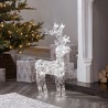 60cm/2ft Acrylic Standing Reindeer Outdoor - Cool White LED