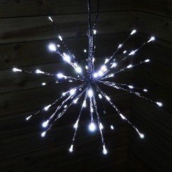 Polestar Flashing Star with 72 Cool White Led Light - 45cm