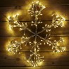 Starburst Flashing Snowflake with 300 Warm White Led Light