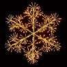 Starburst Flashing Snowflake with 300 Warm White Led Light