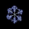 Starburst Flashing Snowflake with 300 Cool White Led Light