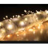 Copper Wire Christmas Fairy String Lights - 200 Warm White Micro LED Lights & 4m long - indoor or outdoor use