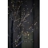 Pre-Lit Christmas Brown Birch Tree 150cm height with 400 Warm White Micro Dot Led