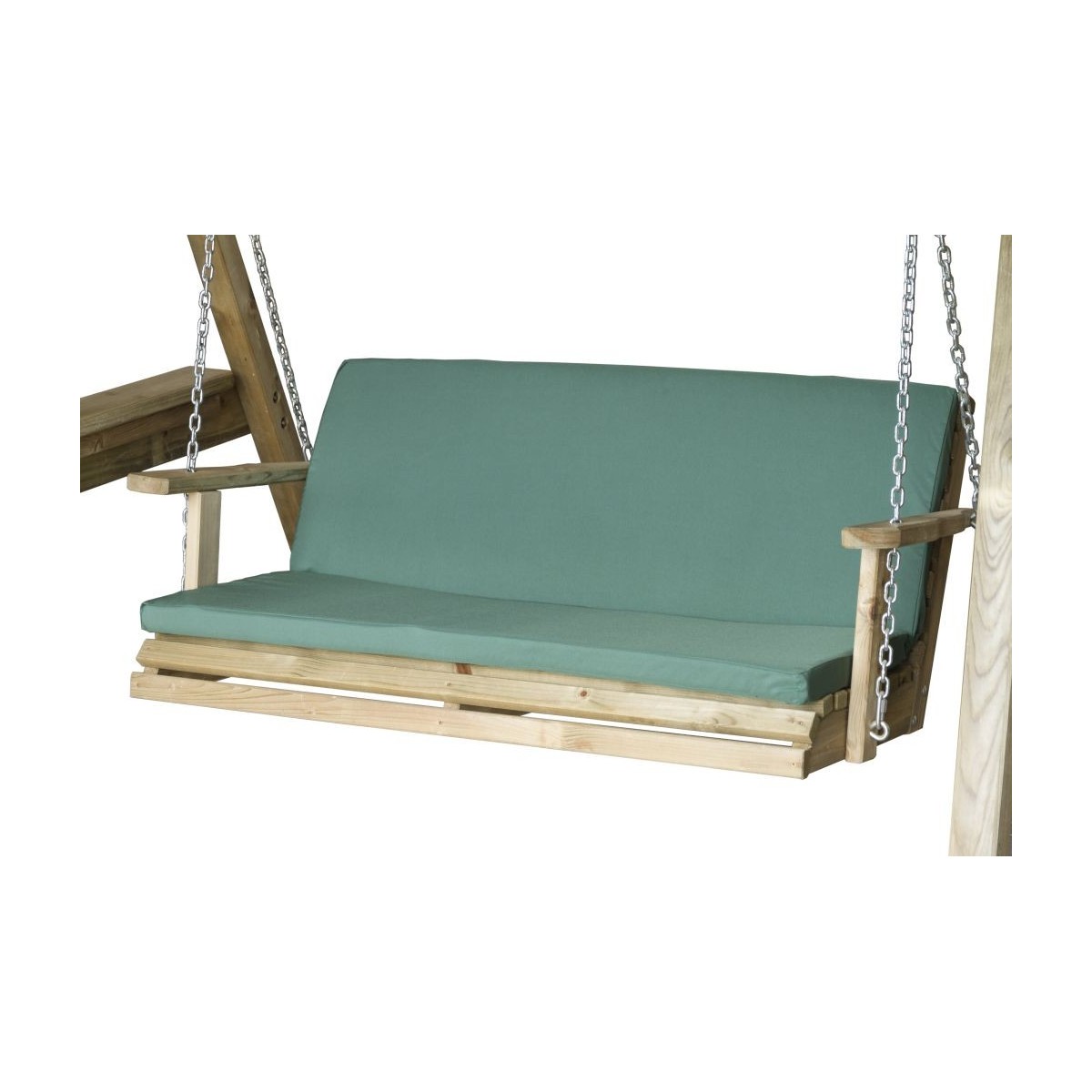 Green Seat pad for 3 seat swing