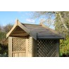 Barcelona Arbour with Storage Box and Trellis (includes Green seat Pad)
