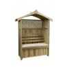Barcelona Arbour with Storage Box and Trellis (includes Cream seat Pad)