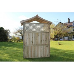 Barcelona Arbour with Storage Box and Trellis (includes Cream seat Pad)