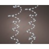 Christmas Fairy String Twinkle - Extra dense 756 Cool White Micro LED Lights with Silver Cable - indoor or outdoor use