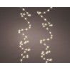 Christmas Fairy String Twinkle - Extra dense 756 Warm White Micro LED Lights with Silver Cable - indoor or outdoor use