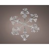 Starburst Flashing 75cm Christmas Snowflake with 336 Cool White Led Light - indoor or outdoor use