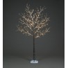 Pre-Lit Christmas Brown Birch Tree 180cm height with 600 Warm White Micro Dot Led