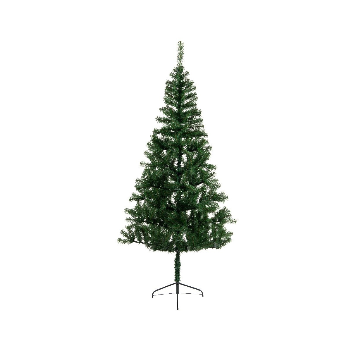 180cm/6ft Christmas Slim Green Artificial Pine Tree with Hinged Branches