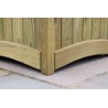 Contemporary Garden Flower Planter Planter Grow Your Vegetables in Solid Wood pressure treated Timber