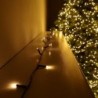 Christmas String Lights 600 Vintage Gold Warm White leds & 60m long - Battery Operated Timer and Multi Function