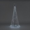 2.5m Easy Set Up Pre Lit Christmas Outdoor Maypole Tree 884 twinkling Cool White LED's