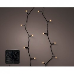 Christmas SOLAR power String Lights with 120 Warm White leds & 9m long - with Timer and Multi Function