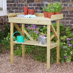 Wooden Potting Table & Work...