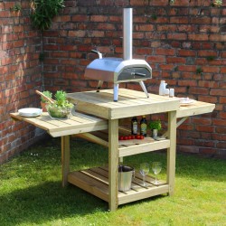 Garden Pizza Oven table