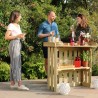 Folding Garden Bar Table / Potting Table