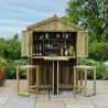 Gijon Garden Bar Set & All-Weather Cover