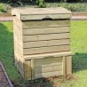 Wooden Beehive Compost Bin