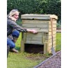 Wooden Beehive Compost Bin