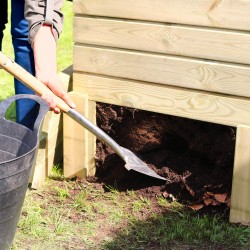 Wooden Beehive Compost Bin