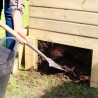 Wooden Beehive Compost Bin