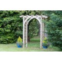 Flat Top Garden Arch with Trellis