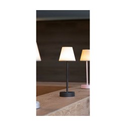 LED Tabletop Lamp In Grey...