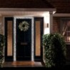 800 Warm & Cool White Door Garland Cluster Micro ultra bright LED Christmas Lights with Rose Gold pin wire