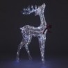 Christmas 3D Iridescent Dream Reindeer 140cm High with 120 white led