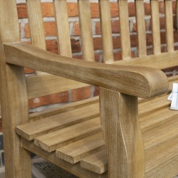 Hardwood - Heavy Duty 2 seat Solid HardWood 4ft Garden Bench