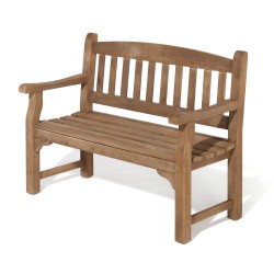 Hardwood - Heavy Duty 2 seat Solid HardWood 4ft Garden Bench
