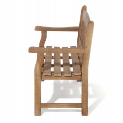 Hardwood - Heavy Duty 2 seat Solid HardWood 4ft Garden Bench