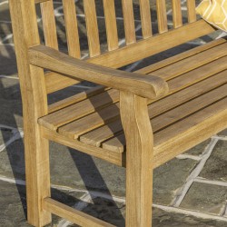 Hardwood - Heavy Duty 3 seat Solid HardWood 5ft Garden Bench