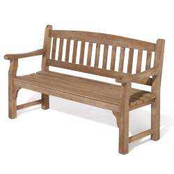 Hardwood - Heavy Duty 3 seat Solid HardWood 5ft Garden Bench